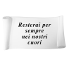 Pergamena Classic "solo scritta in bianco e nero"